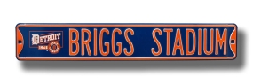 unknown BRIGGS STADIUM with logo Street Sign