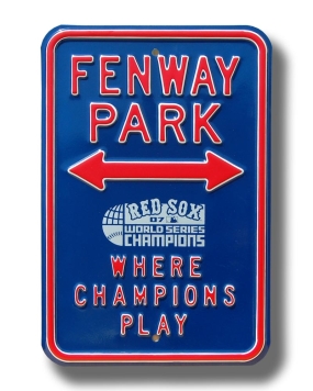 unknown FENWAY PARK with WS 2007 logo Parking Sign