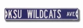 unknown KSU WILDCATS AVE Purple Street Sign