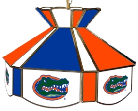 Florida Gators Stained Glass Swag Light