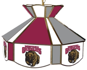 Montana Grizzlies Stained Glass Swag Light