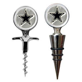 unknown Dallas Cowboys Cork Screw and Wine Bottle Topper Set