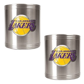 unknown Los Angeles Lakers 2pc Stainless Steel Can Holder Set