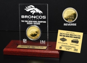 unknown Denver Broncos 2x SB Champs Etched Acrylic