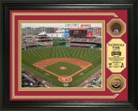 unknown Nationals Park Infield Dirt and Gold Coin Photo Mint