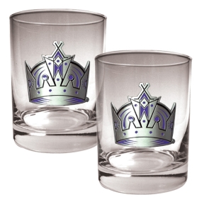 Los Angeles Kings 2pc Rocks Glass Set
