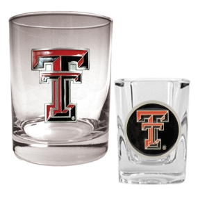 unknown Texas Tech Red Raiders Rocks Glass & Shot Glass Set