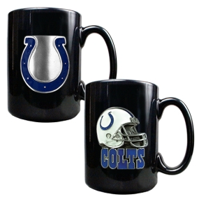 unknown Indianapolis Colts 2PC COFFEE MUG SET-HELMET/PRIMARY LOGO