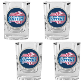 unknown Los Angeles Clippers 4pc Square Shot Glass Set