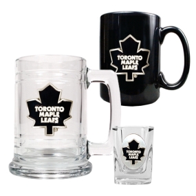 unknown Toronto Maple Leafs 15oz Tankard, 15oz Ceramic Mug & 2oz Shot Glass Set