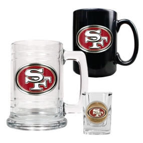 unknown San Francisco 49ers 15oz Tankard, 15oz Ceramic Mug & 2oz Shot Glass Set