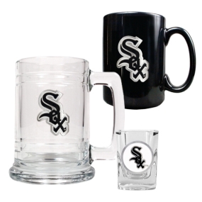 unknown Chicago White Sox 15oz Tankard, 15oz Ceramic Mug & 2oz Shot Glass Set