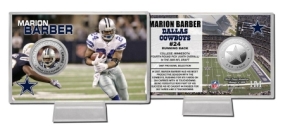 unknown Marion Barber Silver Coin Card