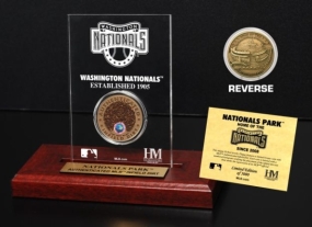 unknown Nationals Park Infield Dirt Coin Etched Acrylic