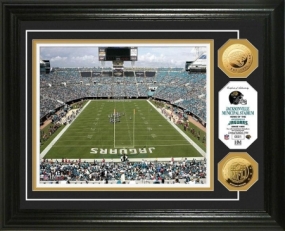unknown Jacksonville Municipal Stadium 24KT Gold Coin Photo Mint