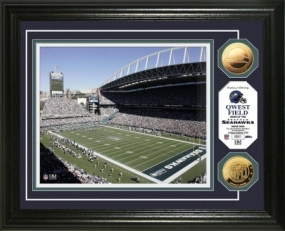 unknown Qwest Field 24KT Gold Coin Photo Mint