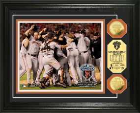 unknown San Francisco Giants 2010 World Series Champions Celebration 24KT Gold Coin Photo Mint