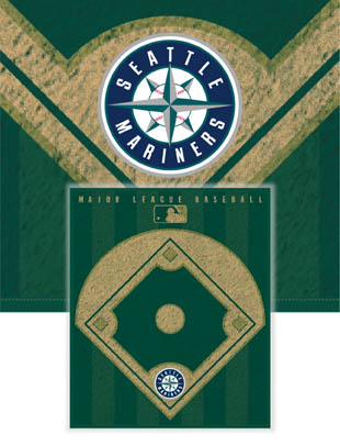 Seattle Mariners Diamond Fleece Blanket