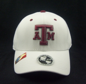 unknown Texas A&M Aggies White One Fit Hat