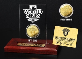 unknown San Francisco Giants 2010 World Series Champions 24KT Gold Etched Acrylic