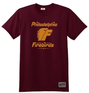 unknown Philadelphia Firebirds Cardinal Fashion T-Shirt