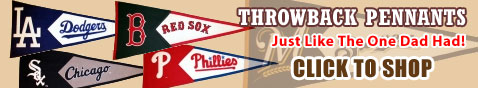 Vintage MLB Pennants